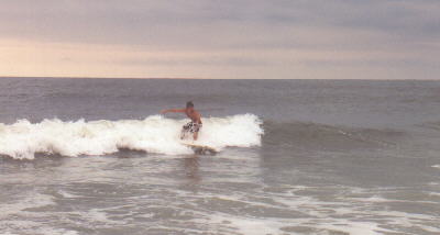 Tommy keeps surfing.